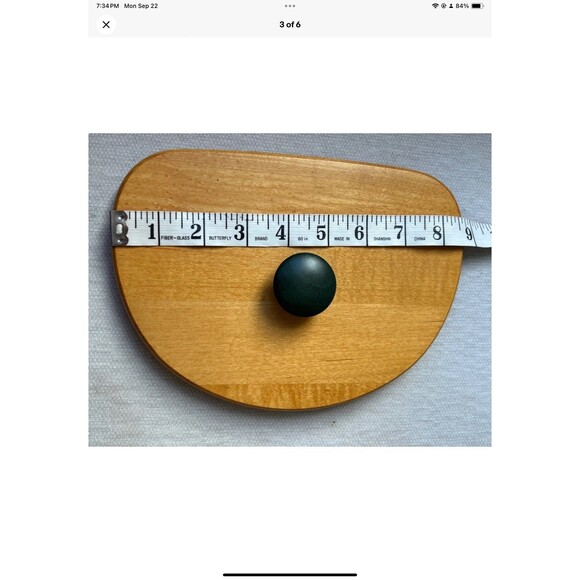 Longaberger 1998 Glad Tidings Basket Woodcrafts LID ONLY ** Green Knob - Picture 3 of 6